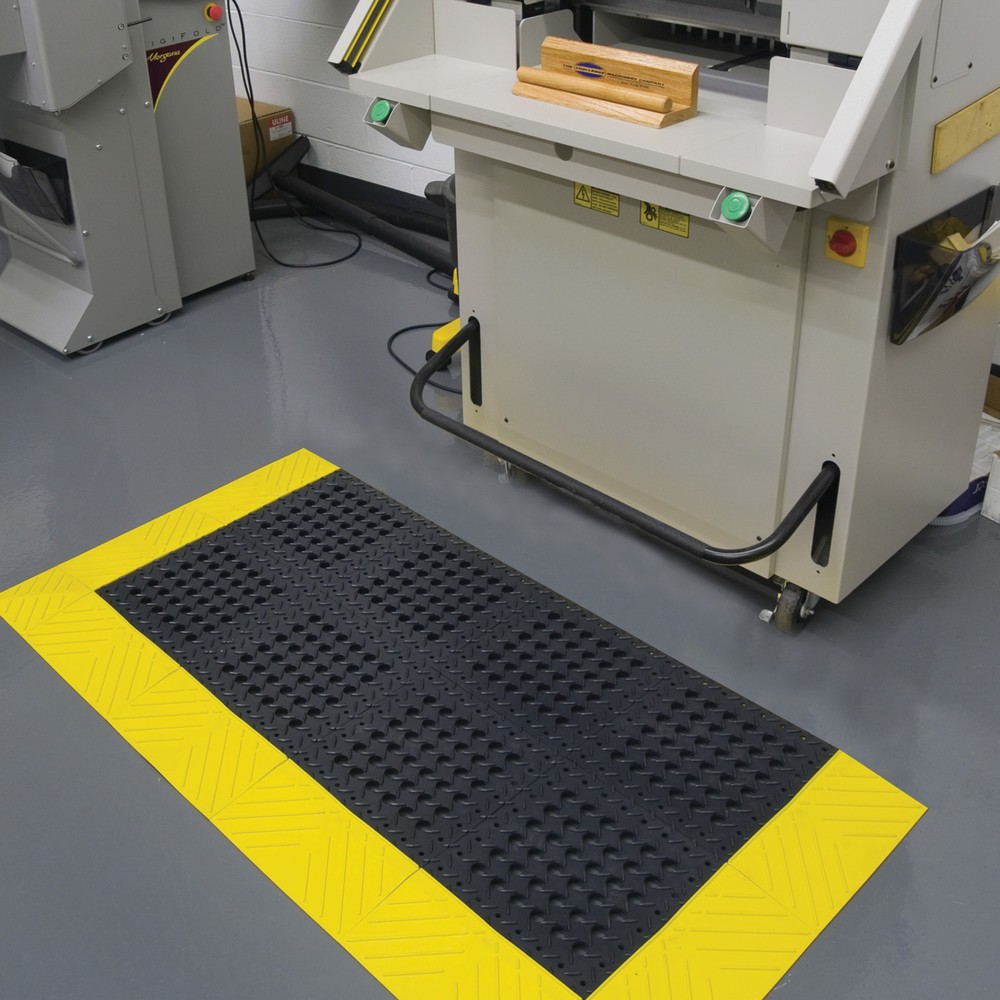 Číslo obrázka výrobku 6: Dlaždica pre modulárny podlahový systém, PVC, dierovaná, Š x H 305 x 305 mm, čierna