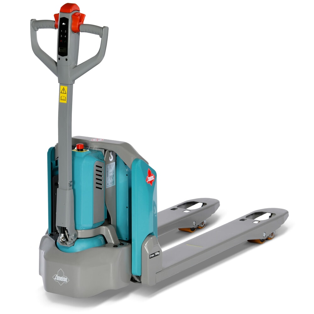 Obrázok výrobku: Elektrický paletový vozík Ameise® PTE 1.5, nosnosť 1 500 kg, dĺžka vidlíc 800 mm