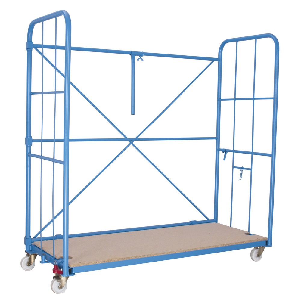 Obrázok výrobku: Nábytkový rolbox so mriežkovými bokmi a zadnými vzperami, V x Š x H 1,730 x 1,730 x 730 mm