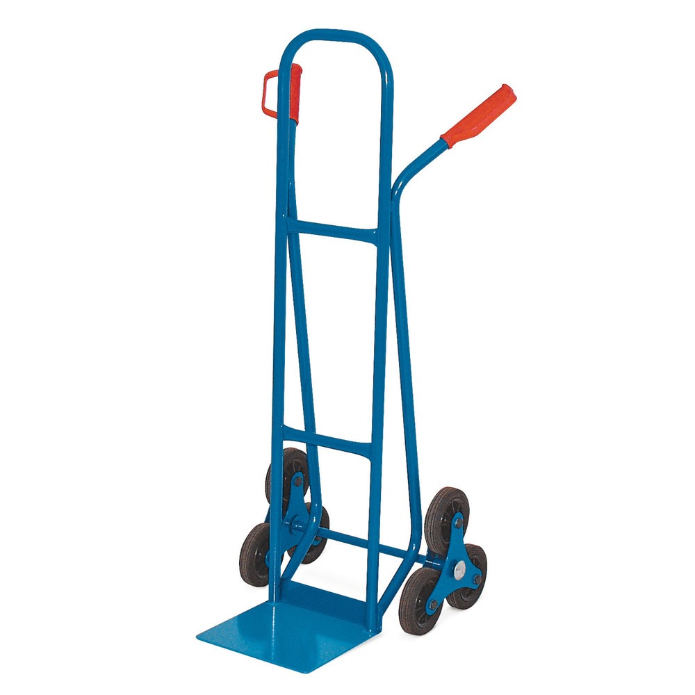 Obrázok výrobku: Prepravná rudla HEMMDAL – schodisková, nosnosť 175 kg, ložná plocha Š x H 280 x 230 mm, oceľ