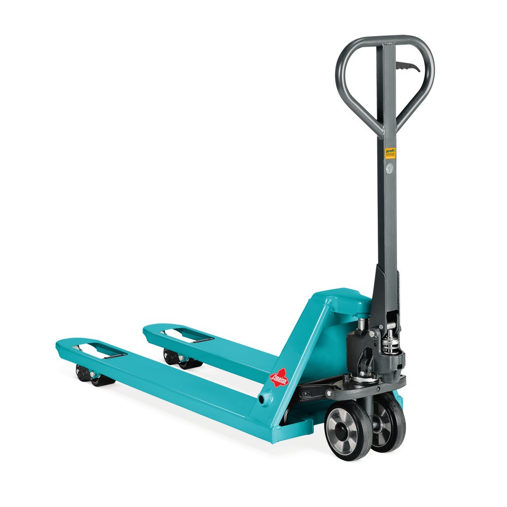 Číslo obrázka výrobku 1: Ručný paletový vozík Ameise® PTM 2.0, nosnosť 2 000 kg, dĺžka vidlíc 1 150 mm, plná guma/polyuretán, tandemové kolieska