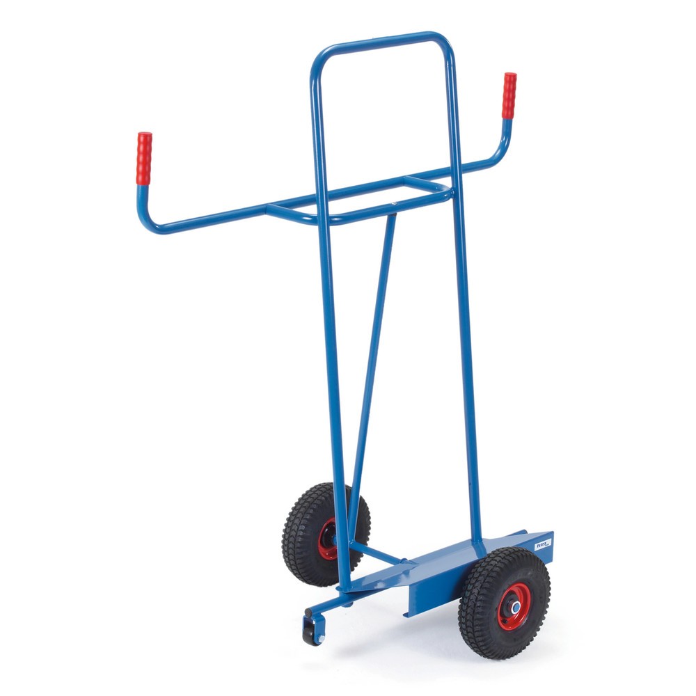 Obrázok výrobku: tanier truck fetra®, nosnosť 400 kg, pneumatiky z masívnej gumy, štandardné